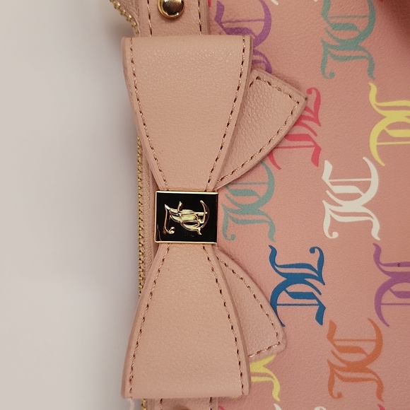 JUICY COUTURE Pink Multicolor Logo Women's Bag - Picture 2 of 7